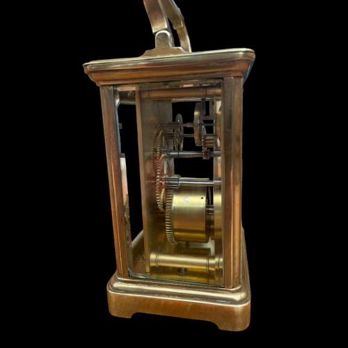 Brass French Carriage Clock image-2