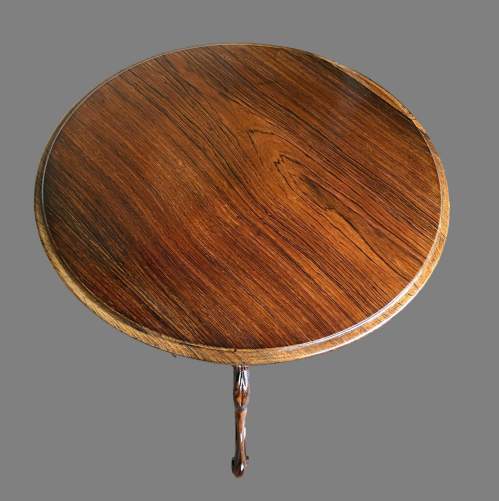 A Victorian Rosewood Wine Table image-2