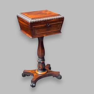 Victorian Rosewood Teapoy