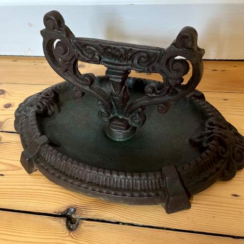 Antique Victorian Cast Iron Boot Scraper image-5