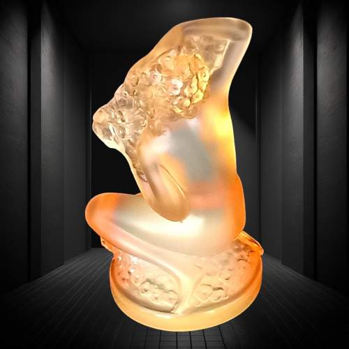 Lalique Amber Glass Figure image-3