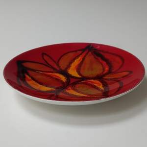 Poole Pottery Delphis Circular Dish Number 3