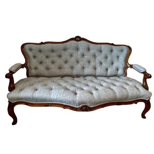 Victorian Rosewood Sofa image-1