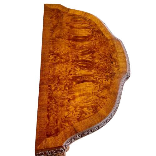 Burr Walnut Games Table image-2