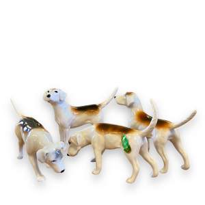 Beswick Set of Four Hunting Hounds