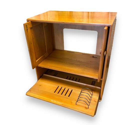 Ercol Blonde Elm Entertainment Unit image-3