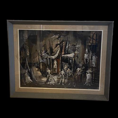 Slum Play Oil Painting by Kenneth Rowell image-1