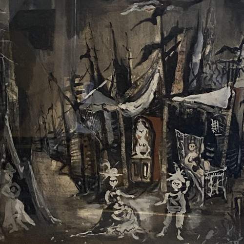 Slum Play Oil Painting by Kenneth Rowell image-2