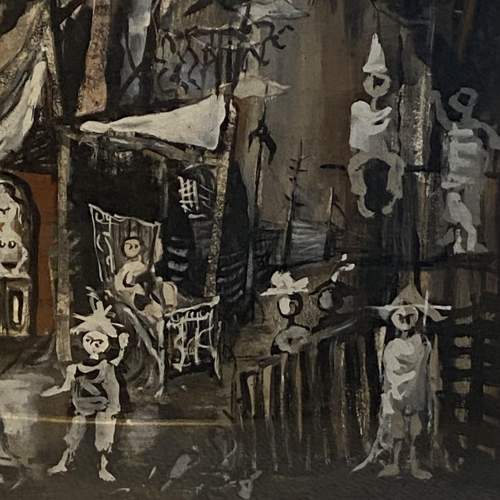 Slum Play Oil Painting by Kenneth Rowell image-3