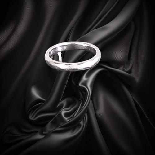 Antique Platinum Ring image-3