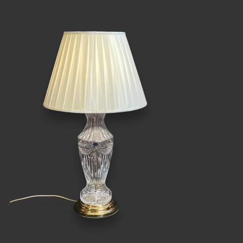 Stuart Crystal Cut Glass Table Lamp image-1