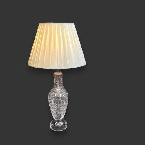 Waterford Crystal Cut Glass Table Lamp image-1