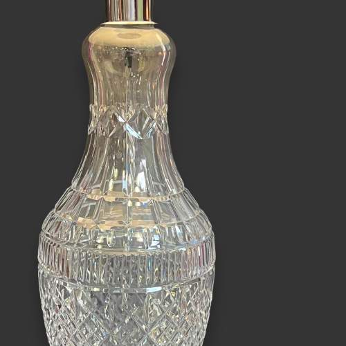 Waterford Crystal Cut Glass Table Lamp image-2