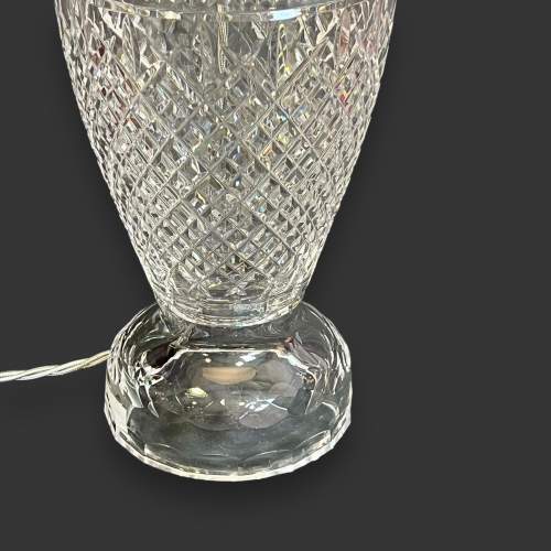 Waterford Crystal Cut Glass Table Lamp image-4