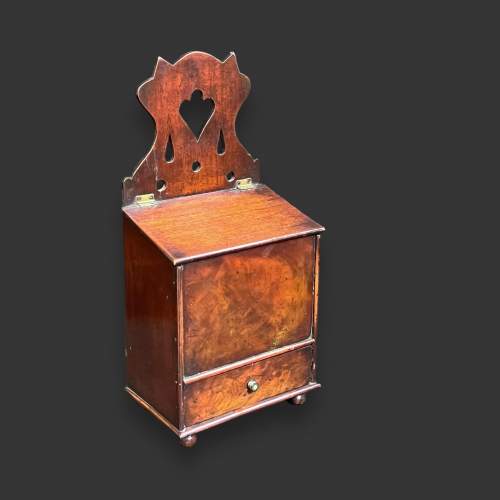 Georgian Mahogany Candle Box image-1