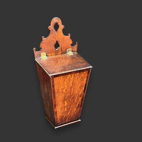 Georgian Oak Candle Box image-1