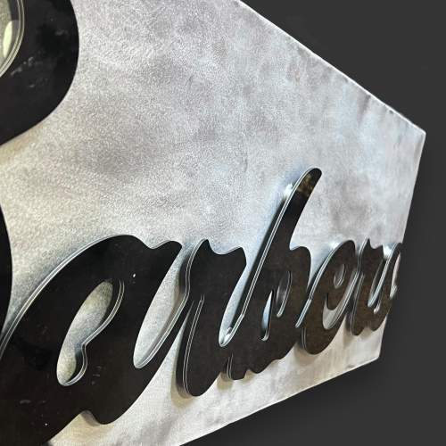 Aluminium Backed Barbers Shop Sign image-2