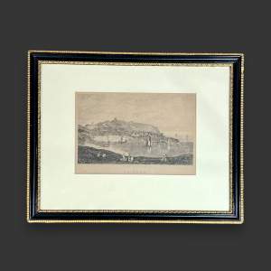 19th Century Engraving of Scarborough by J Greenwood