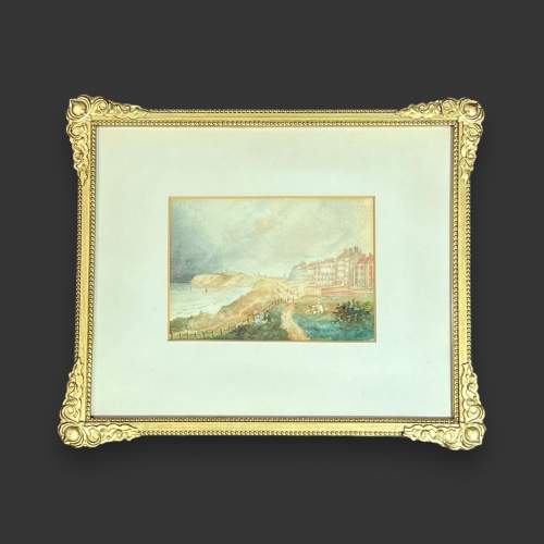 Set of Three 19th Century Watercolours of Scarborough image-3