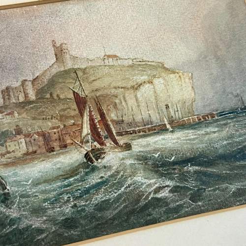 Set of Three 19th Century Watercolours of Scarborough image-5