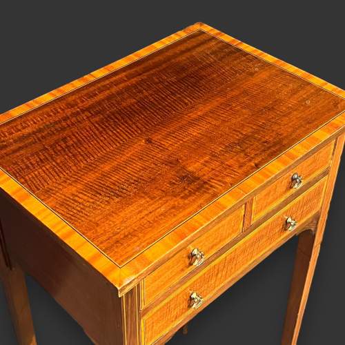 Edwardian Inlaid Mahogany Side Table image-3