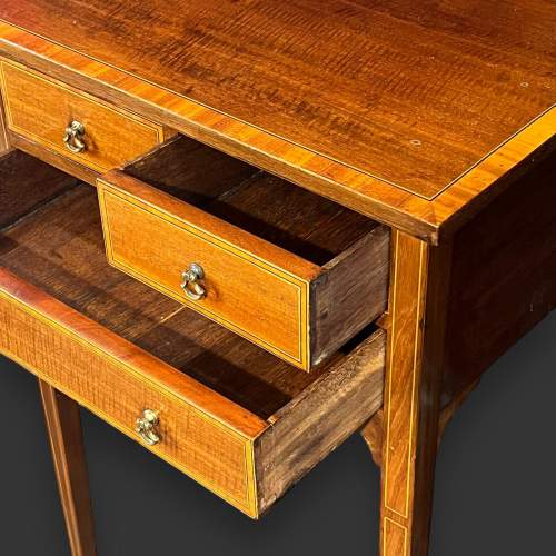 Edwardian Inlaid Mahogany Side Table image-6