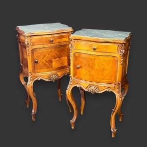 Pair of 19th Century French Bedside Cabinets