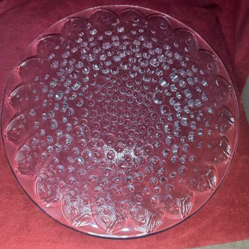 Lalique Roscoff Large Fish Pattern shallow Bowl image-2