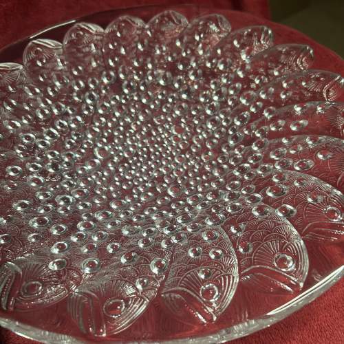 Lalique Roscoff Large Fish Pattern shallow Bowl image-6