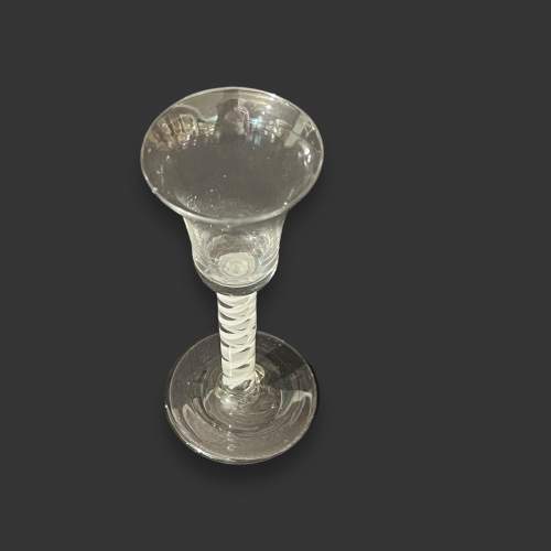 Georgian Opaque Twist Stem Wine Glass image-3