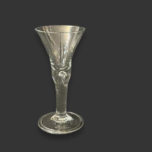 Georgian Teardrop Stem Wine Glass image-1