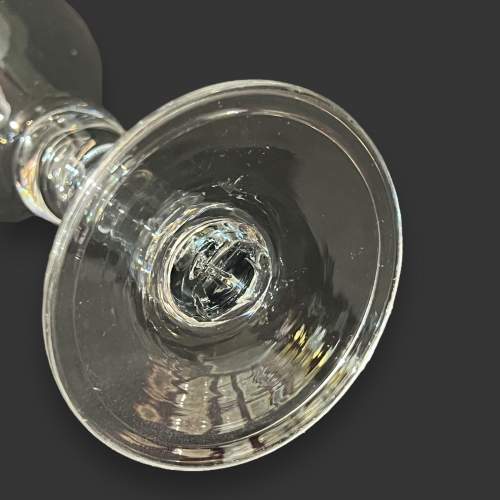 Georgian Teardrop Stem Wine Glass image-4