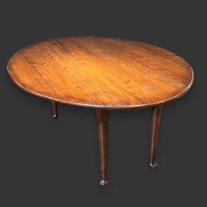 Large Oval Fruitwood Wakes Table