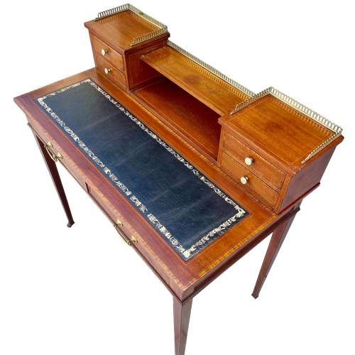 20th Century Mahogany Writing Table image-2