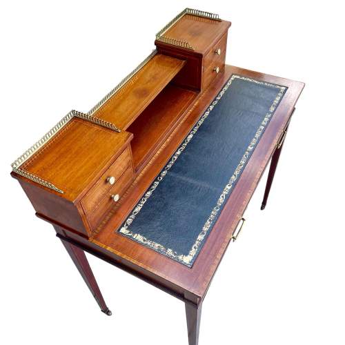 20th Century Mahogany Writing Table image-4