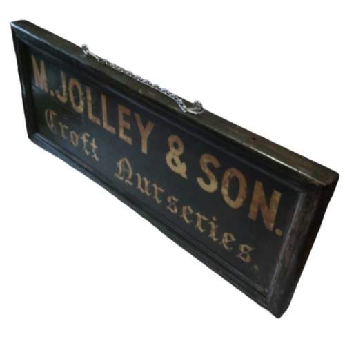 Old Heavy Double Sided Painted Advertising Sign image-4