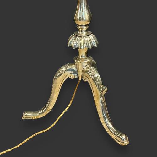 Late Victorian Brass Extending Standard Lamp image-6