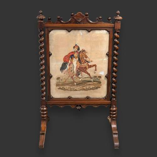 Victorian Rosewood Fire Screen image-2