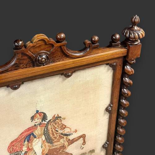 Victorian Rosewood Fire Screen image-3