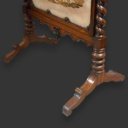 Victorian Rosewood Fire Screen image-5