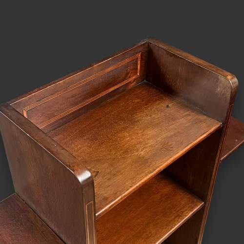 Small Edwardian Mahogany Bookcase image-4