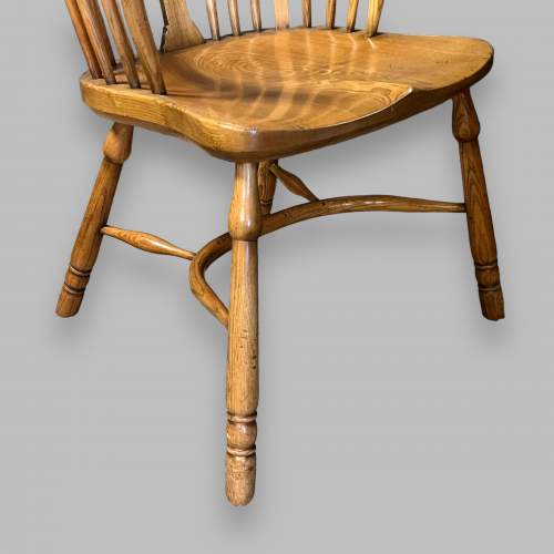 Elm Stick Back Windsor Chair image-6