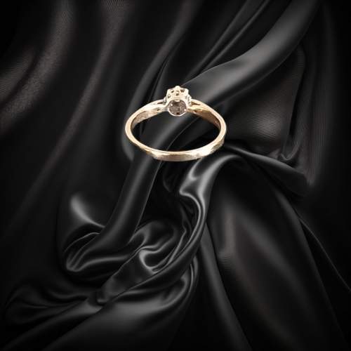 9ct Gold Diamond Ring image-3