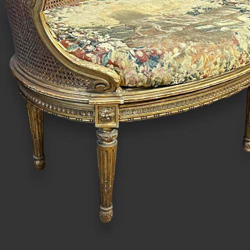 French 19th Century Louis XV Style Giltwood Canapé image-6