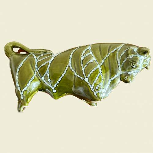 Trentham Art Pottery Bull image-3