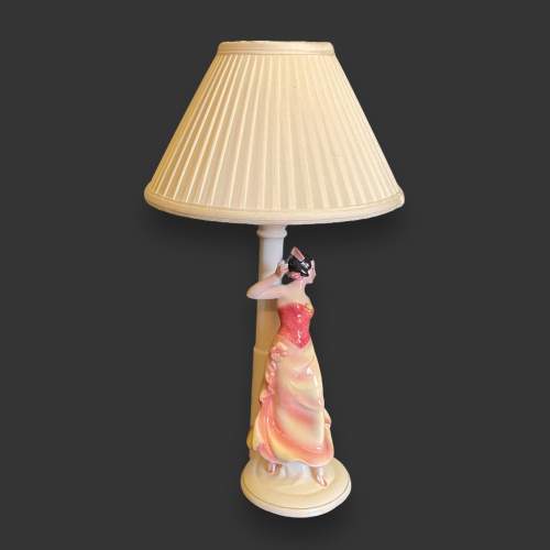 Katzhutte 1930s Spanish Dancer Lady Table Lamp image-1