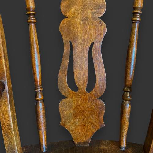 19th Century Ash and Elm Farmhouse Chair image-5