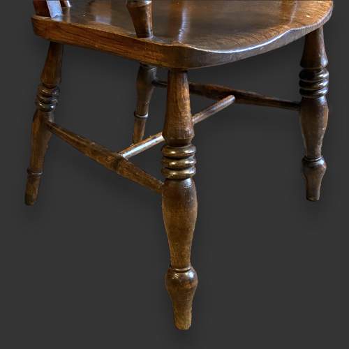 19th Century Ash and Elm Farmhouse Chair image-4