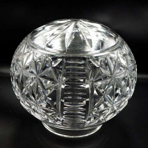 Cut Crystal Antique 1920s Fine Quality Mushroom Table Lamp image-5