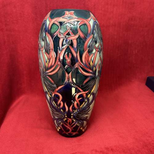 Moorcroft Ltd Edition Maypole Pattern Vase with Original Box image-1